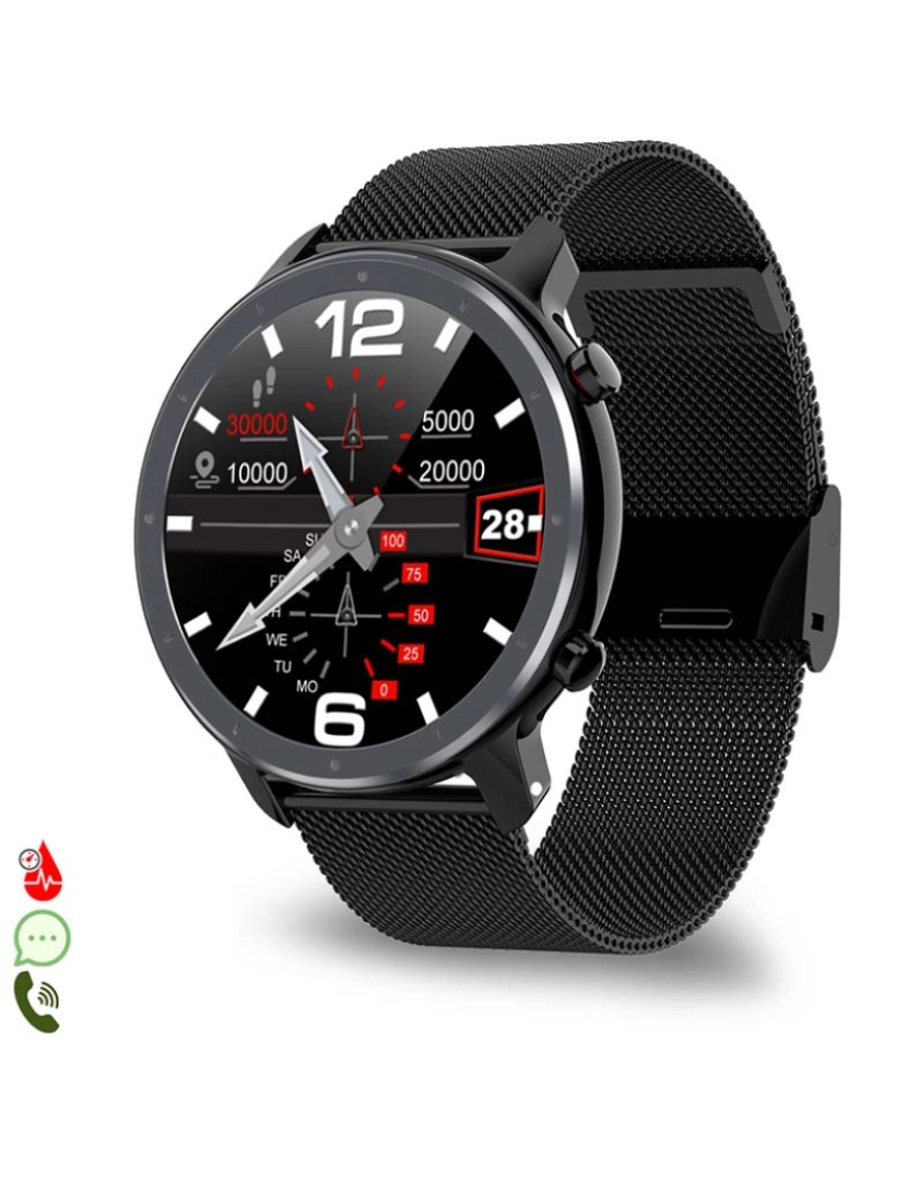 DAM - Smartwatch L11 Preto