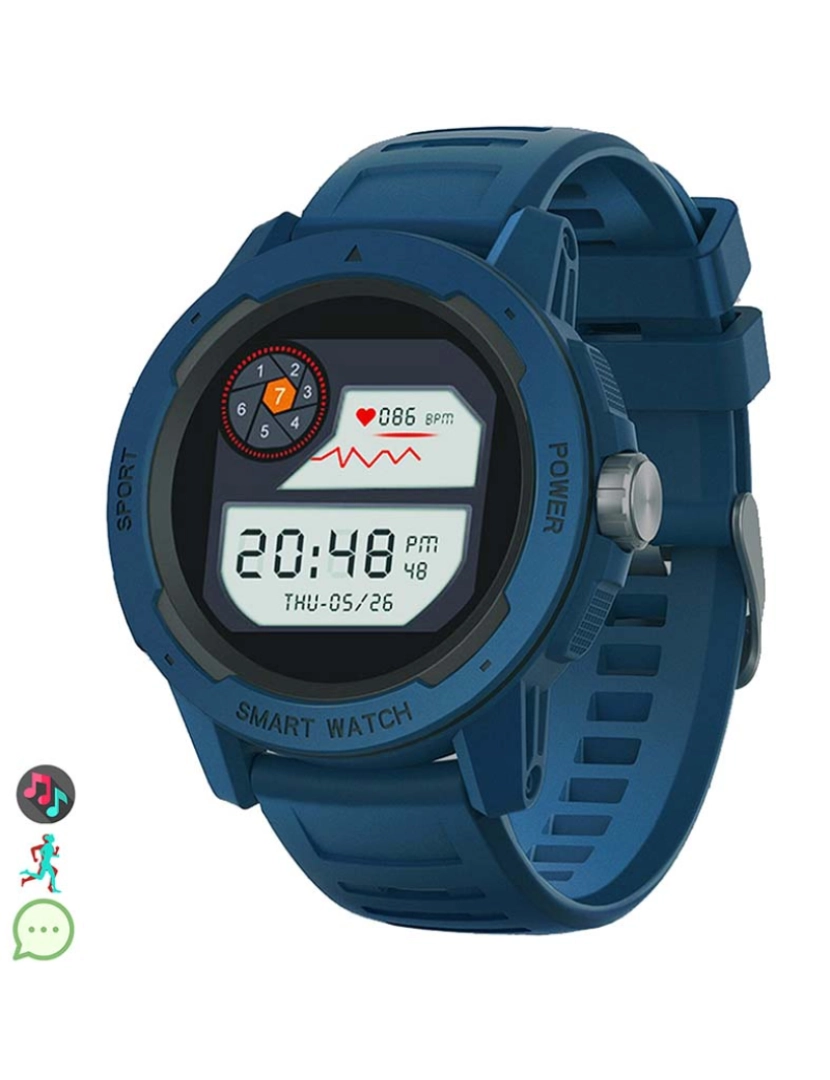 DAM - Smartwatch Mars2 Azul Escuro