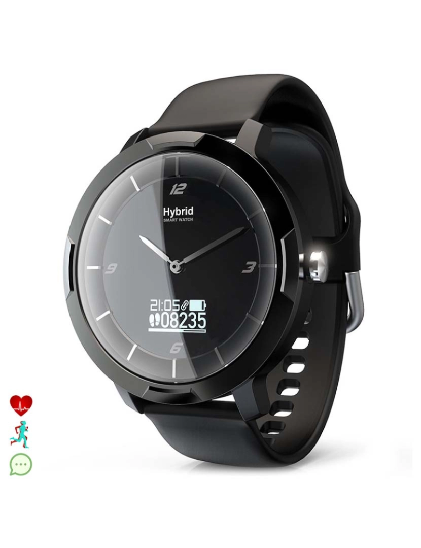 DAM - Smartwatch HD08 Preto