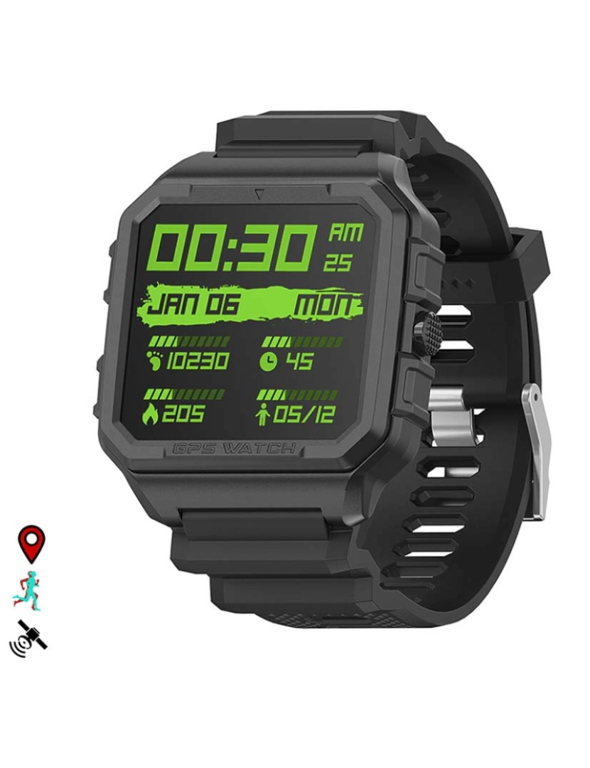 DAM - Smartwatch ALPHA PRO Preto