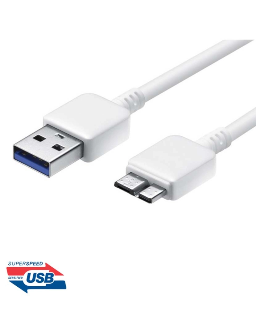 DAM - Cabo USB 3.0 a micro B para discos Externos 90cm