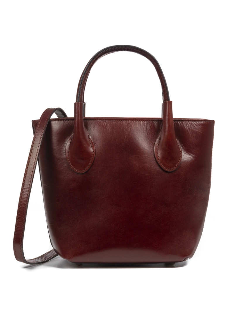 Firenze Artegiani - Firenze Artegiani. Bolsa tote Abriola Woman em couro Nappa genuíno. Feito na Itália. Vera Pele Italiana.
