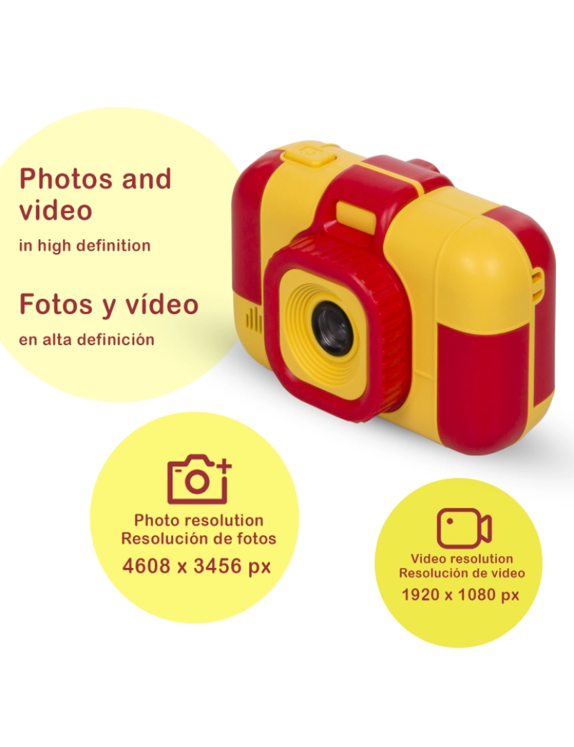 imagem de DAM. Câmera de foto e vídeo infantil L1, com jogos integrados.4