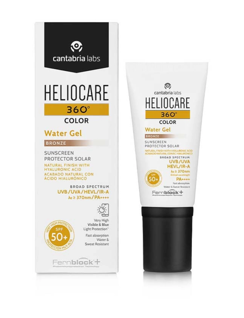 Heliocare - 360° Color Water Gel Spf50+ #Bronze 50 Ml