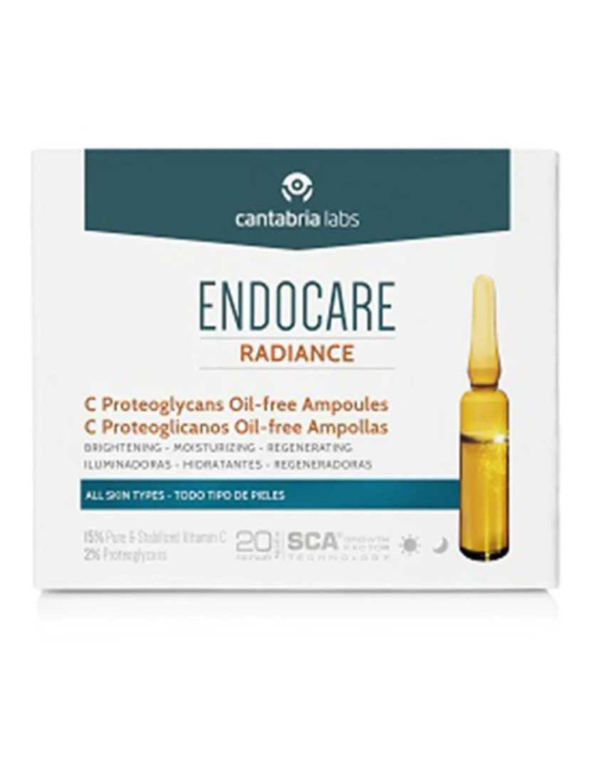 Endocare - Radiance Proteoglicanos Oil-free Ampollas 30 X Endocare 2 ml