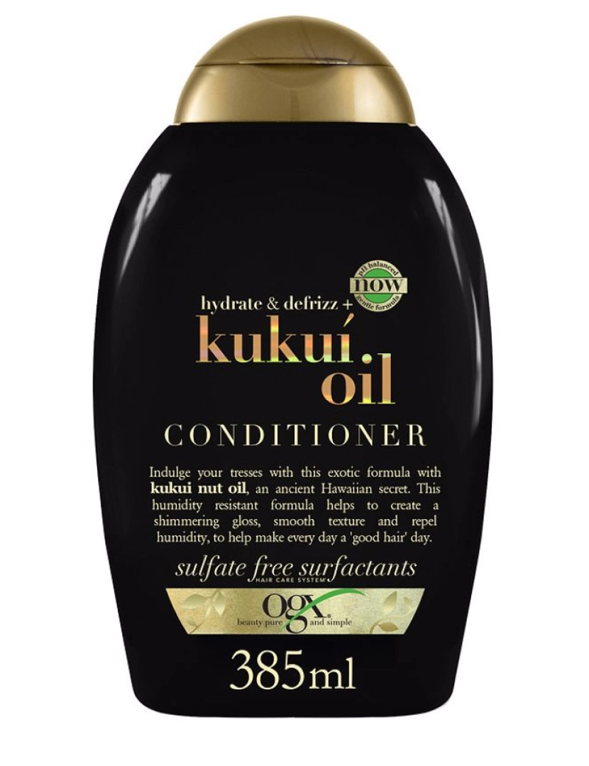 foto 1 de Kukui Oil Anti-frizz Hair Conditioner Ogx 385 ml