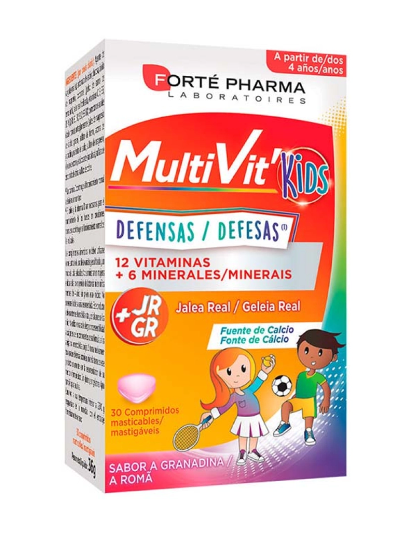 Forté Pharma - Multivit Kids Defenses 30 Tablets