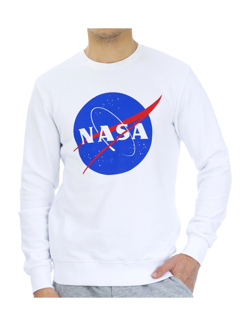 Nasa - Sweatshirt Homem Branco