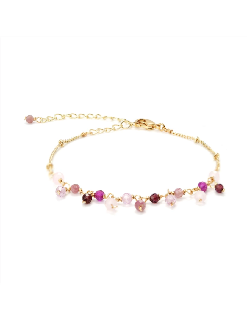 Luxenter - Pulseira, acabamento rosa cristalino wyrm em 18 quilates de ouro amarelo