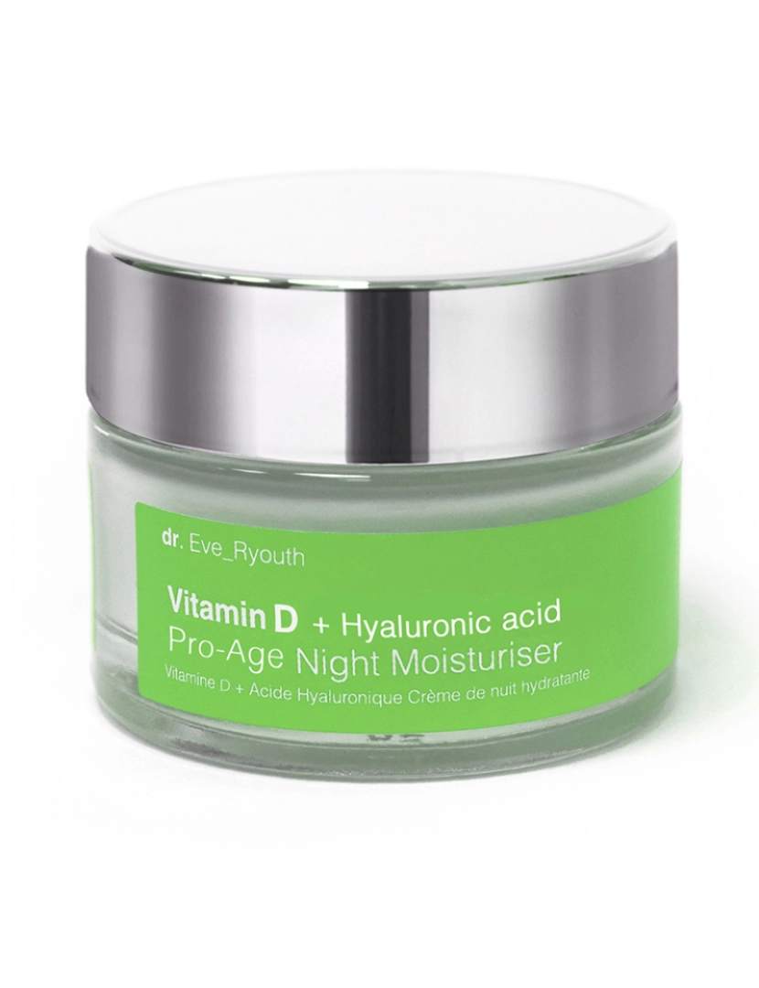Dr. Eve Ryouth - Hidratante de Noite Vitamin D + Hyaluronic Acid Pro-Age 50Ml
