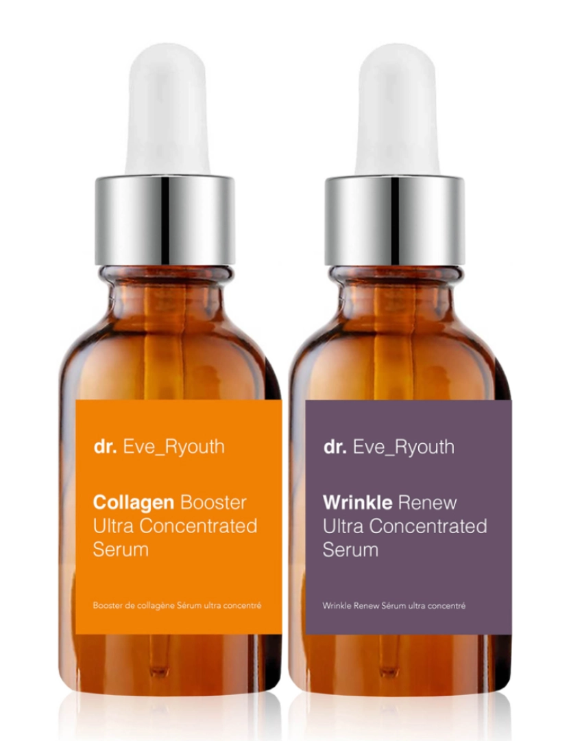 Dr. Eve Ryouth - Collagen Booster Sérum Ultra Concentrado 15ml + Wrinkle Renew Sérum Ultra Concentrado 15ml