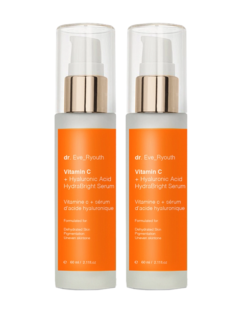 Dr. Eve Ryouth - 2 x Vitamina C + Ácido Hialurônico Hydrabright Sérum 60ml