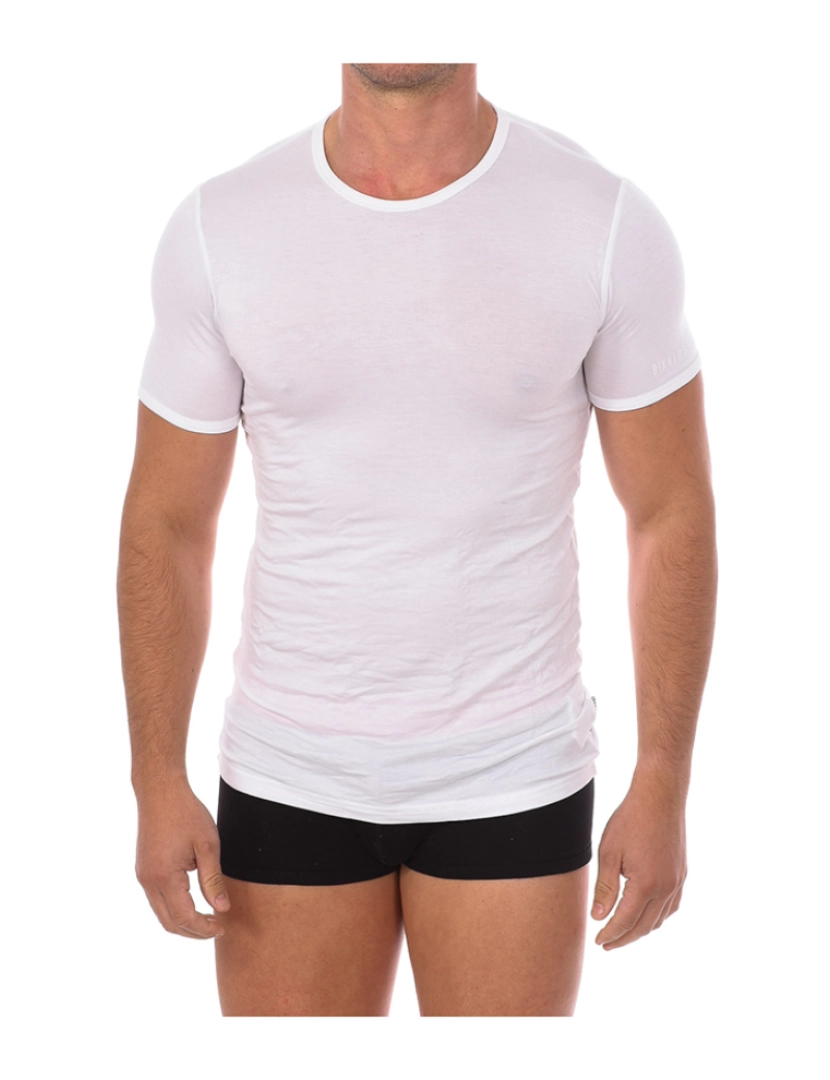 Bikkembergs underwear - T-Shirt de manga curta de bambu da moda homem