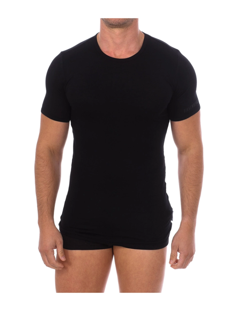 Bikkembergs underwear - T-Shirt de manga curta de bambu da moda homem