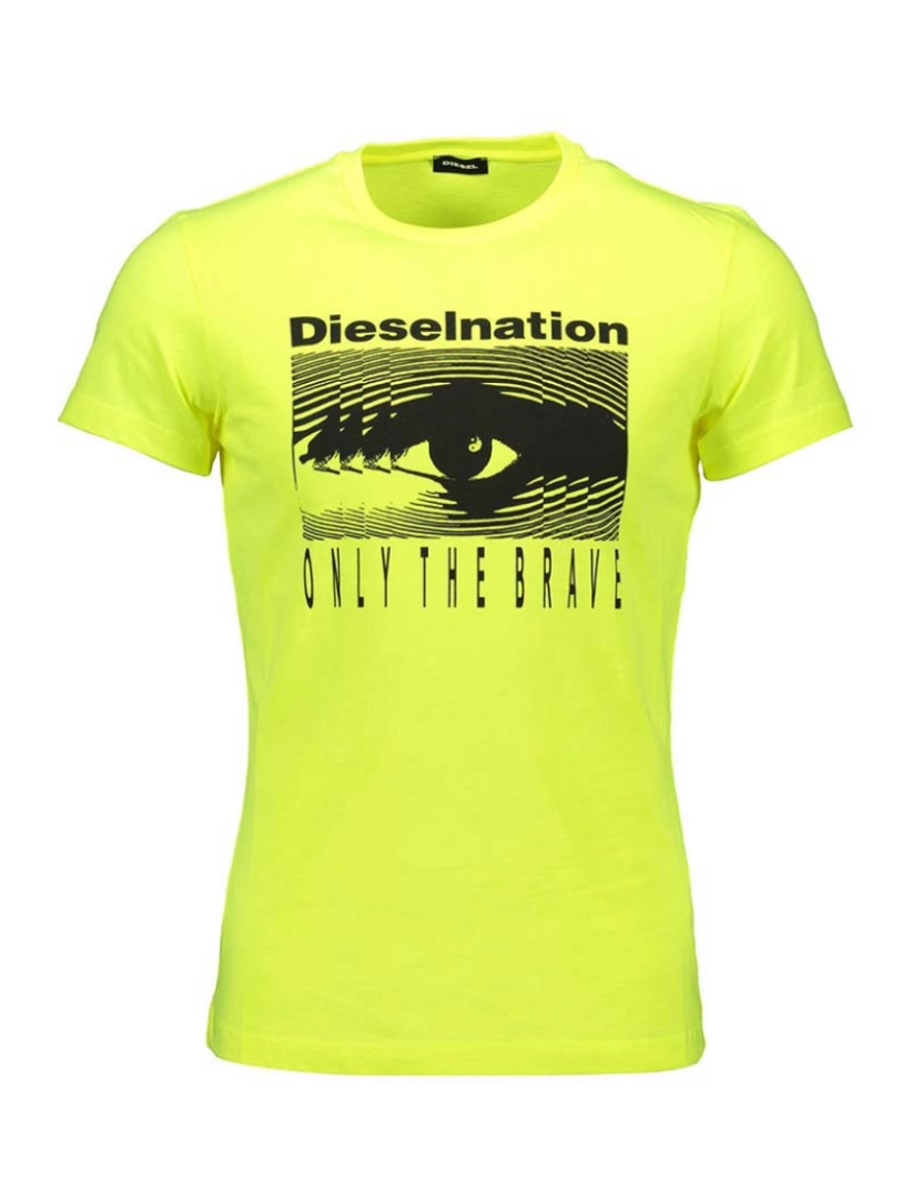Diesel - T-Shirt Homem Amarelo