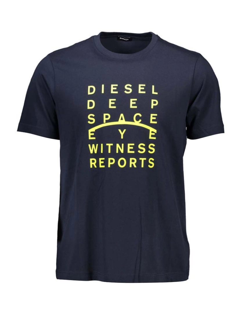 Diesel - T-Shirt Homem Azul