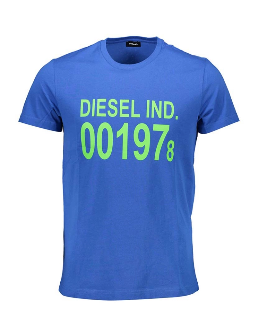 Diesel - T-Shirt Homem Azul