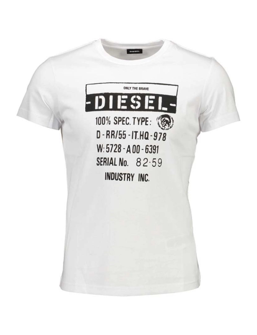 Diesel - T-Shirt Homem Branco