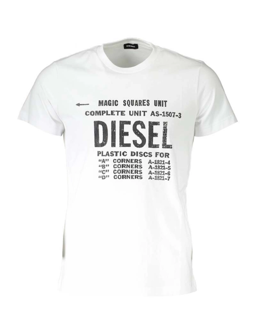 Diesel - T-Shirt Homem Branco