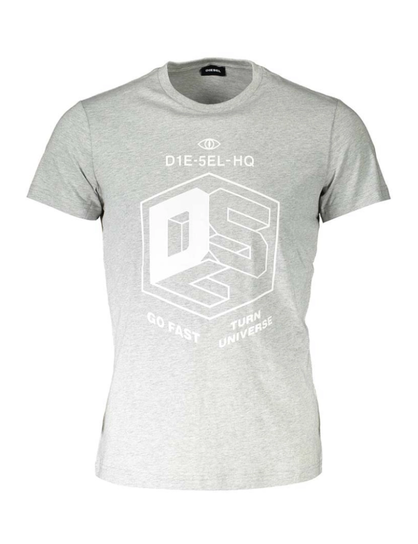 Diesel - T-Shirt Homem Cinza