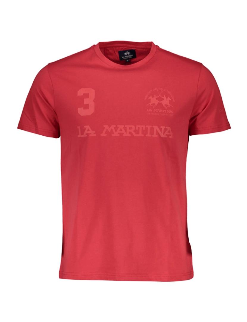 La Martina - T-shirt  Homem Vermelho
