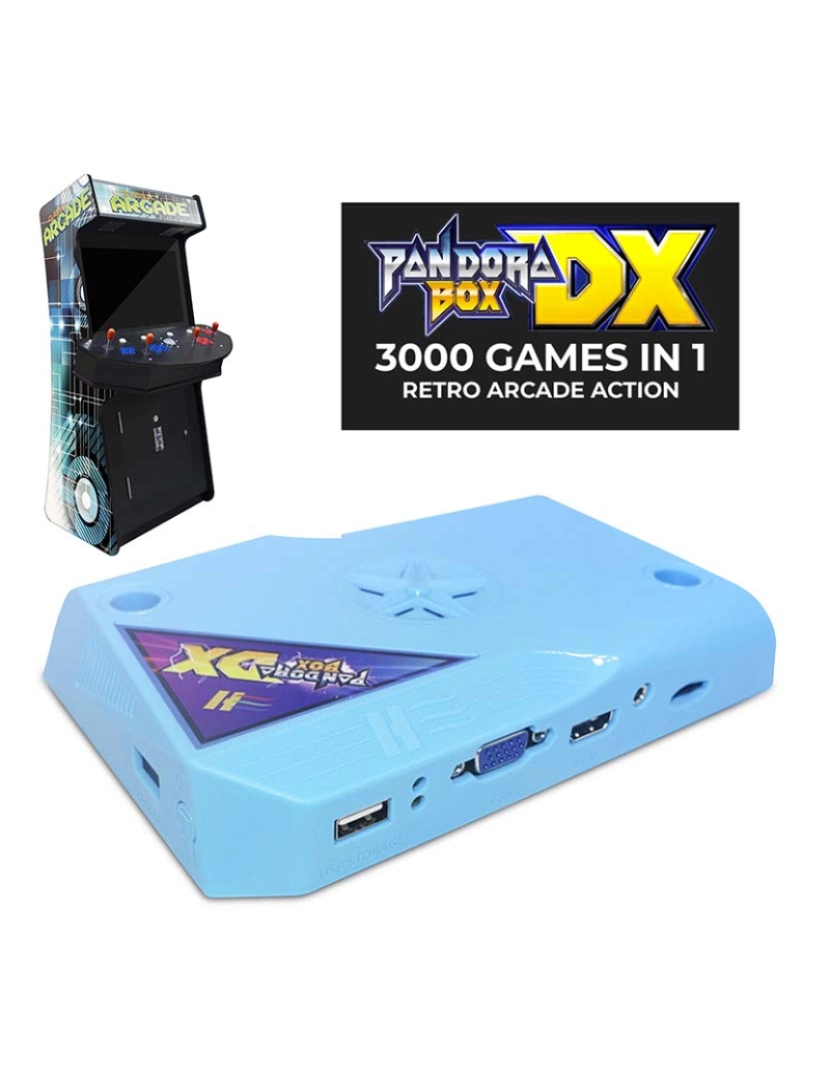 DAM - Pandoras Box Dx Arcade Jamma Version Azul