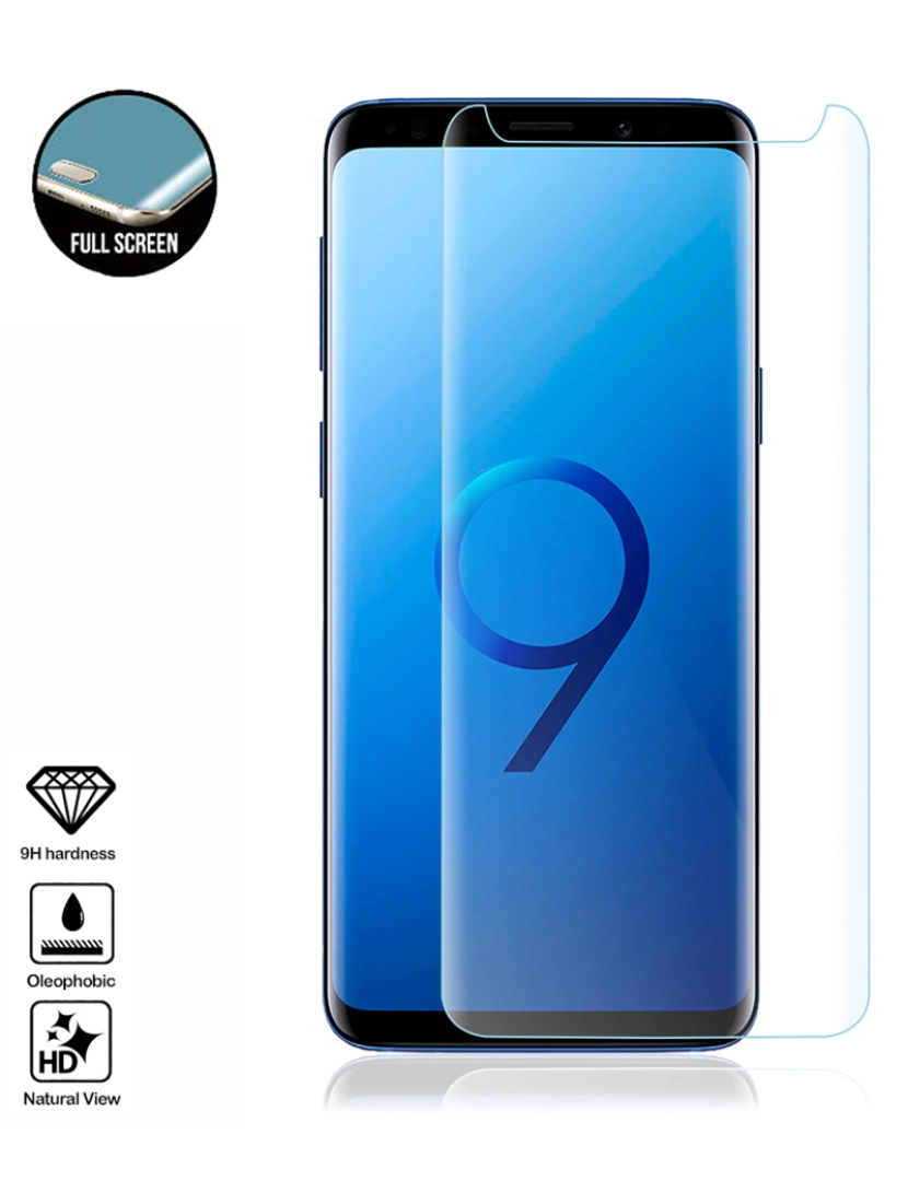 DAM - Protetor Ecran Cristal Temperado 4D Samsung S9 Plus