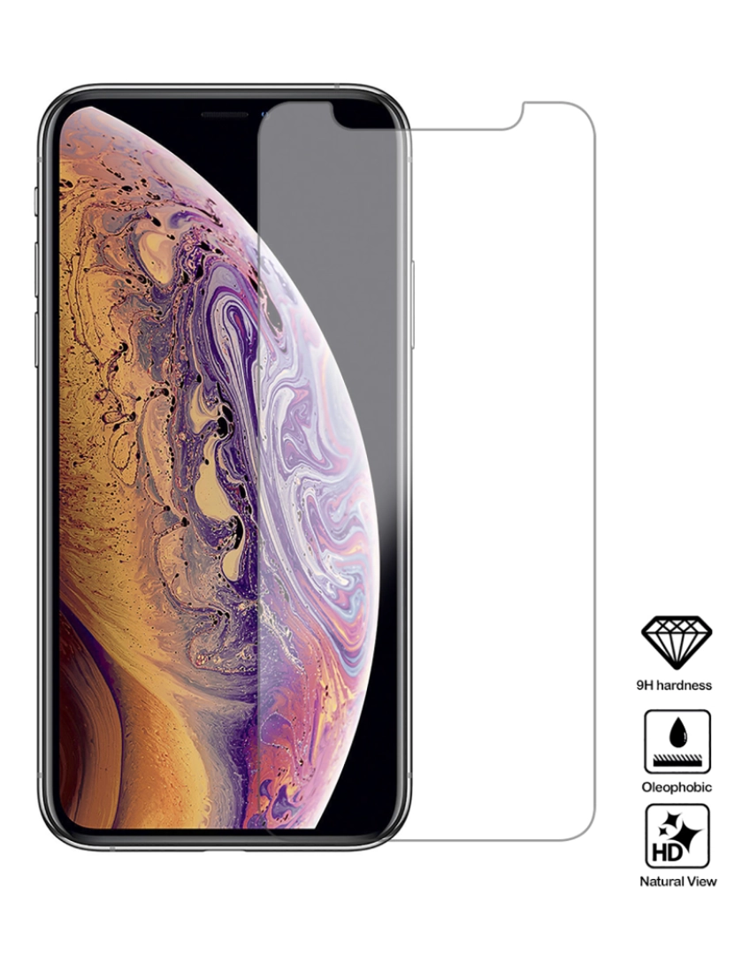 DAM - Protector De Ecran Temperado 2.5D Para Iphone Xs