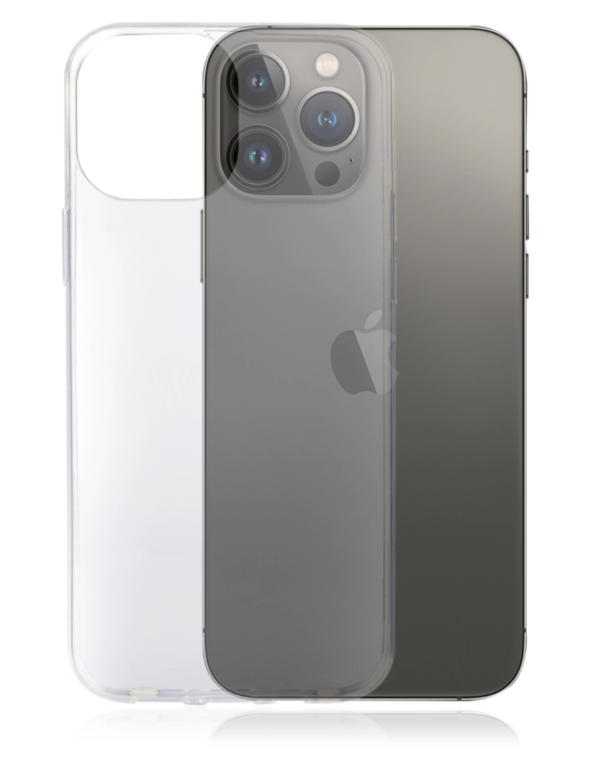 DAM - Capa Slim Crystal Clear de TPU Transparente iPhone 13 Pro Max.