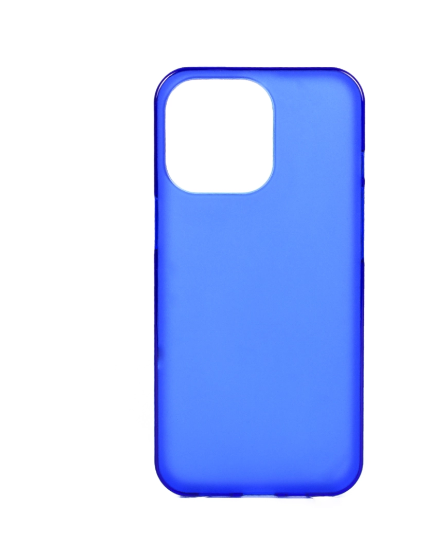 DAM - Capa de Silicone para Iphone 13 Pro Azul Elétrico