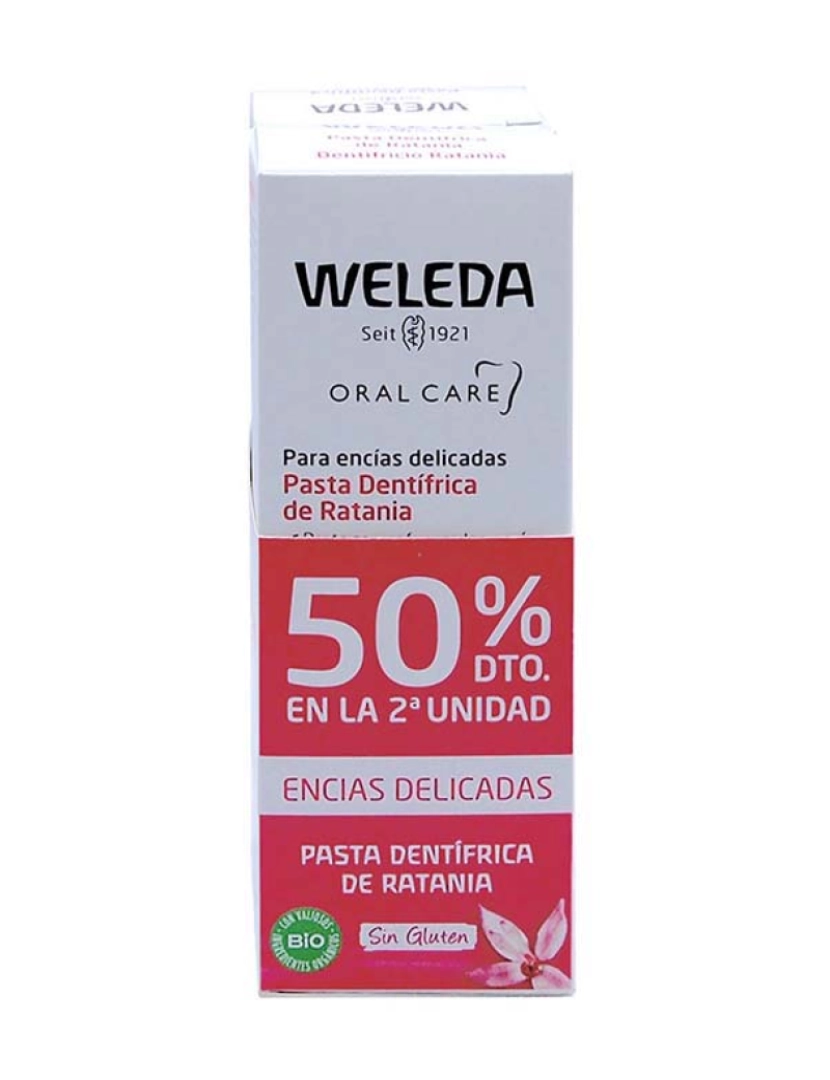 Weleda - Oral Care Pasta Dentífrica Ratania 2 x 75 ml