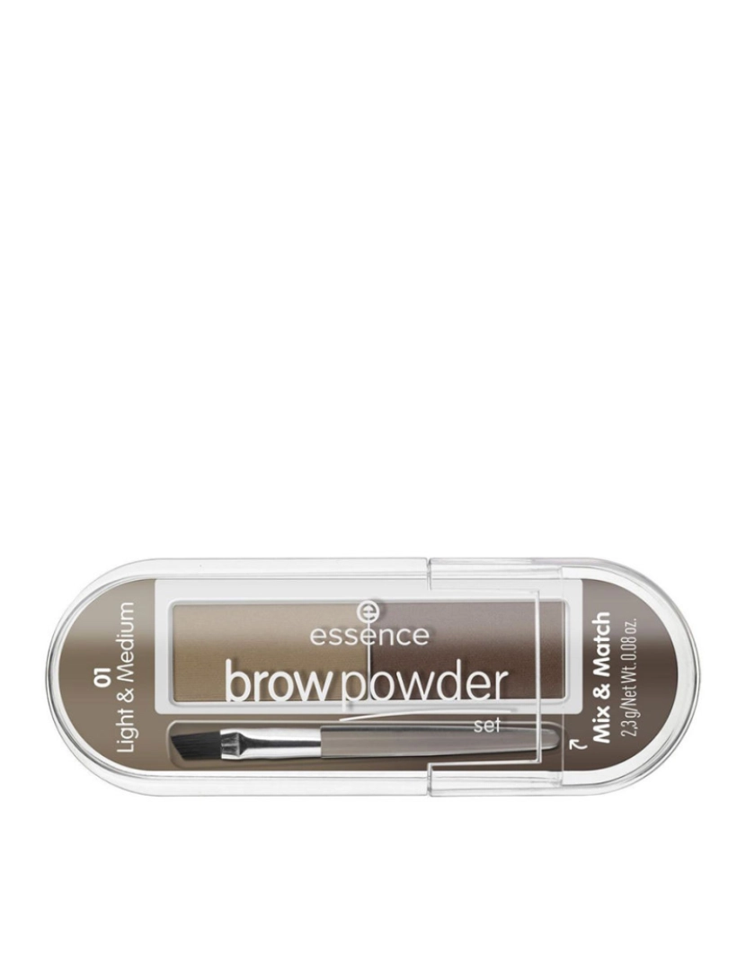 Essence - Brow Powder Pó Para Sobrancelhas #01-light &amp Medium 2,3 Gr 2,3 g