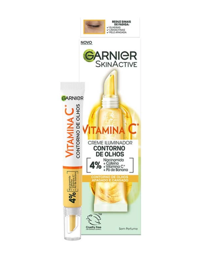Garnier - Skinactive Vitamin C Illuminating Eye Contour Creme 15 Ml