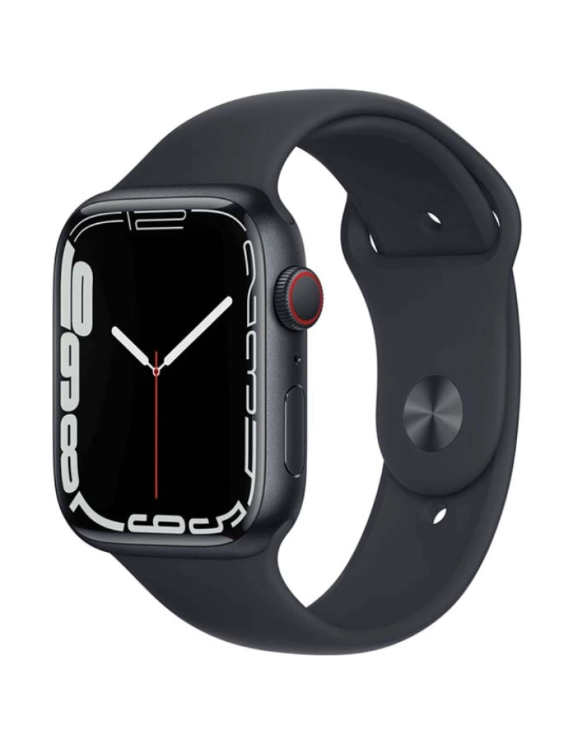 Apple - Apple Watch Series 7 45mm GPS Aluminum Case Preto