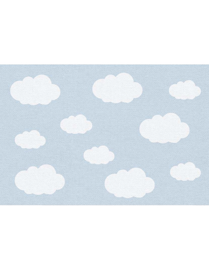 Floorart - Tapete Vinil Nubes azul
