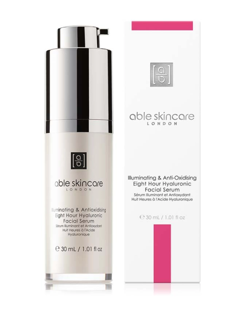 Able Skincare  - Sérum Facial Iluminador e Antioxidante 8H Hialurónico 30Ml
