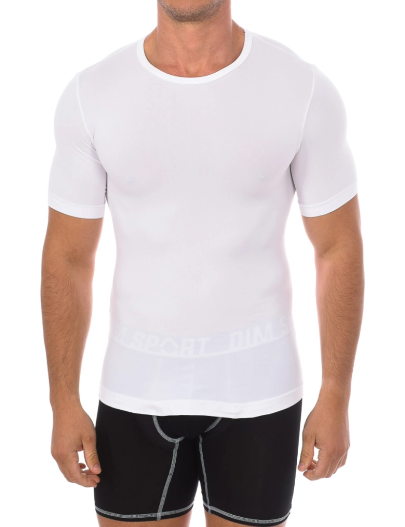 Intimidea - T-Shirt Decote Redondo Homem Branco