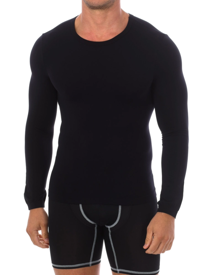 Intimidea - Longsleeve Homem Uomo Preto