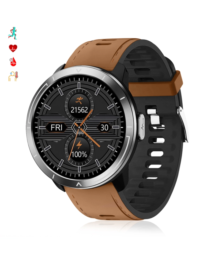 DAM - Smartwatch M18 Plus Preto