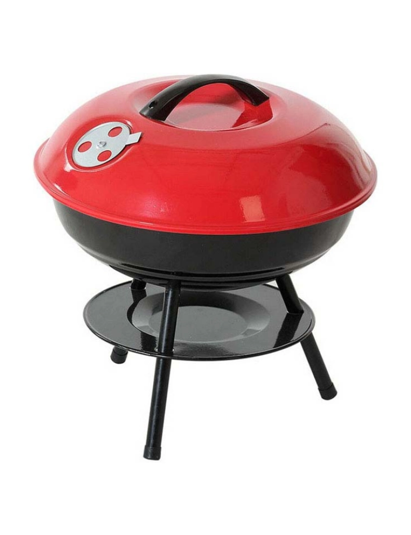 BB - Barbecue Portátil Vermelho Preto