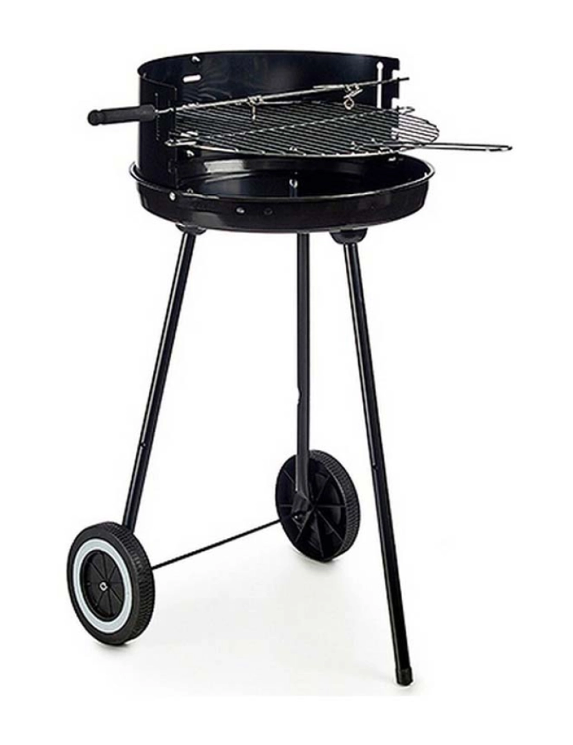 BB - Barbecue a Carvão com Rodas Aço inoxidável Ferro