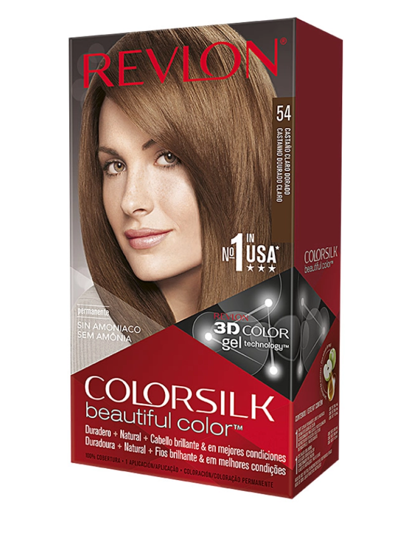 imagem de Colorsilk Tinte #54-castaño Claro Dorado Revlon Mass Market1