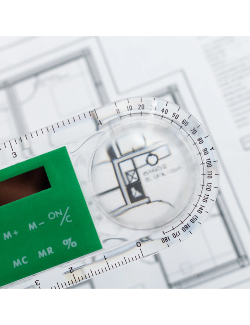 imagem de DAM. Mensor Calculadora Régua 10 cm.2