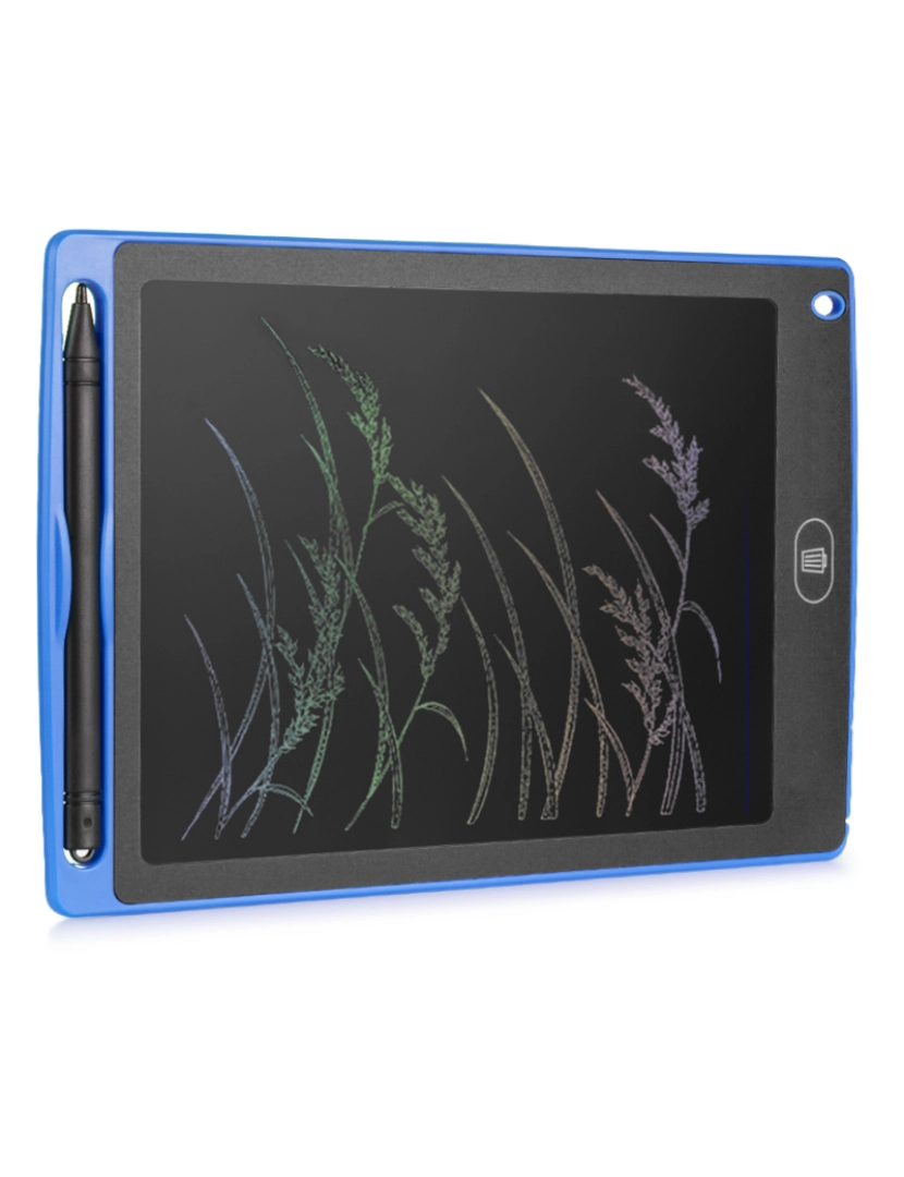 imagem de DAM. Tablet LCD portátil para desenho e escrita de fundo multicolorido de 8,5 polegadas2