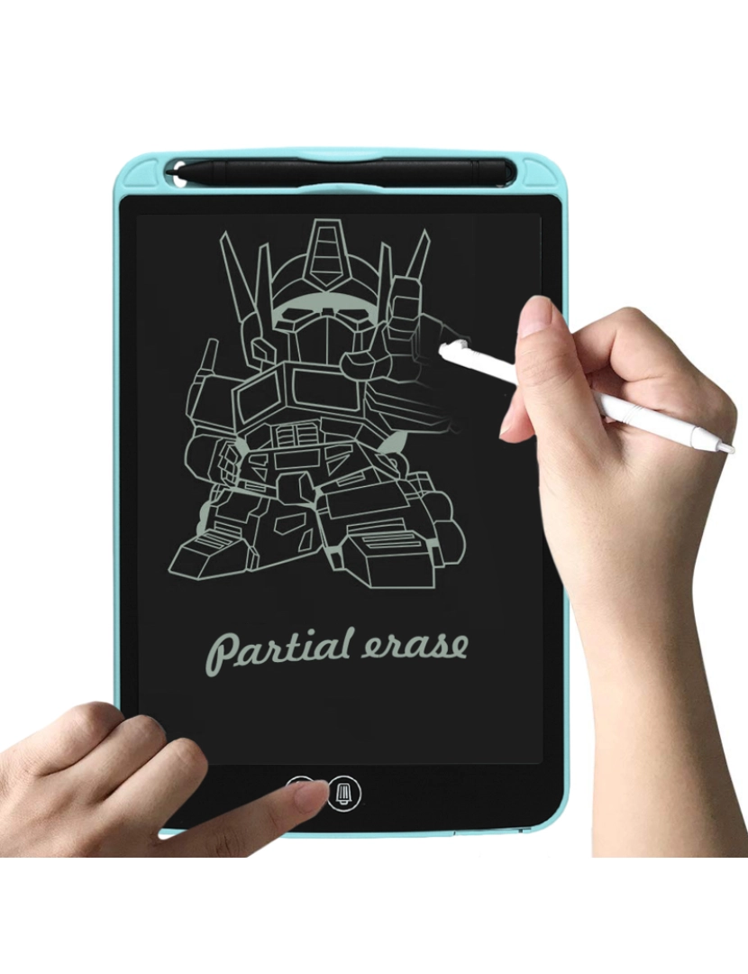 imagem de DAM. Tablet de desenho e escrita LCD portátil de 10 polegadas com exclusão seletiva e bloqueio de exclusão2