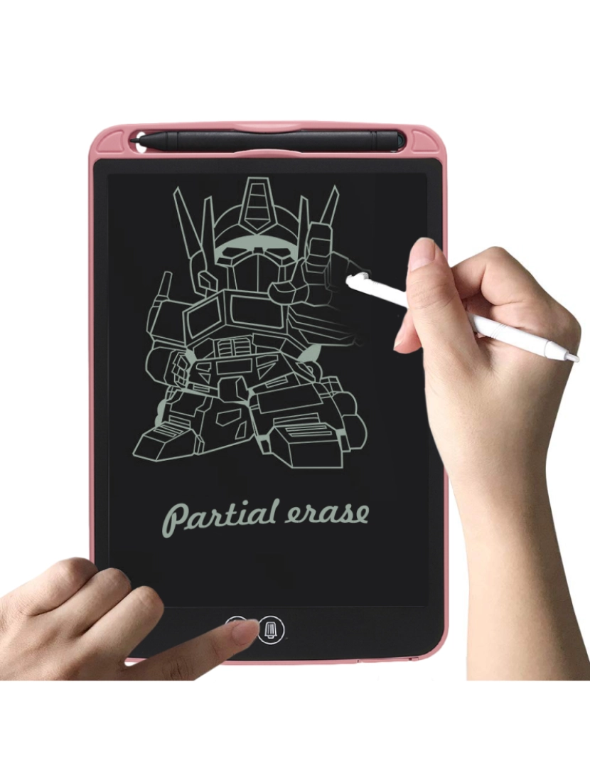 imagem de DAM. Tablet de desenho e escrita LCD portátil de 10 polegadas com exclusão seletiva e bloqueio de exclusão2
