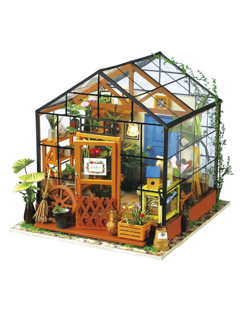imagem de DAM. Cathys Flower House. Modelo 3D realista com grande detalhe e luzes led, 231 peças.1