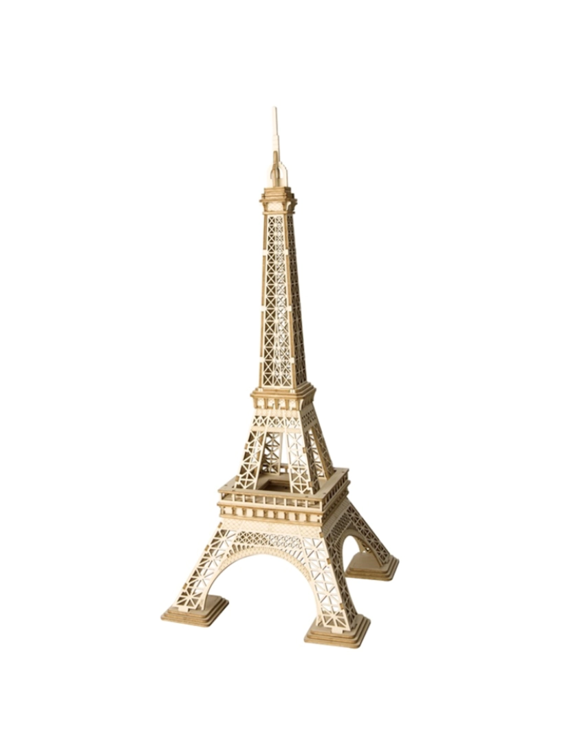DAM - DAM. Torre Eiffel. Modelo 3D realista com grande detalhe, 121 partes