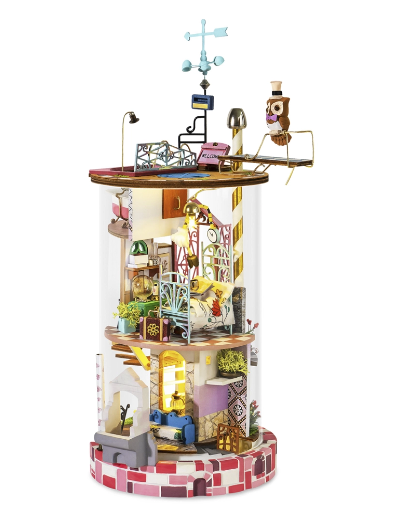 imagem de DAM. Bloomy House Modelo 3D realista com grande detalhe e luzes led, 193 peças.2