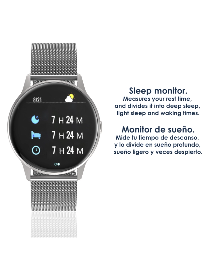 imagem de DAM. Tela circular Smartwatch DT88, com monitor cardíaco, altitude, pressão, radiação UV e modo multisport5